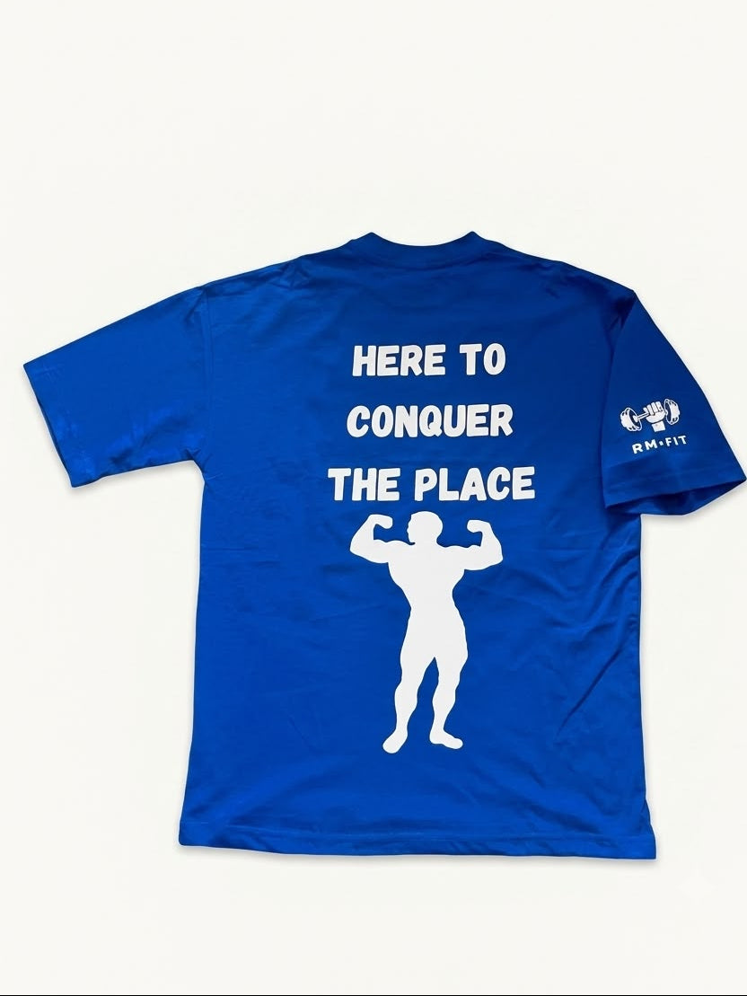 TSHIRT OVERSIZE EN BLEU