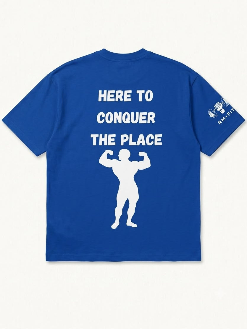 TSHIRT OVERSIZE EN BLEU