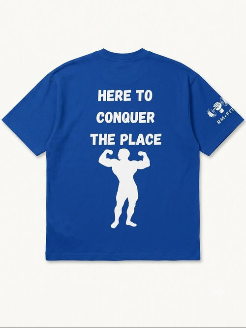 TSHIRT OVERSIZE EN BLEU